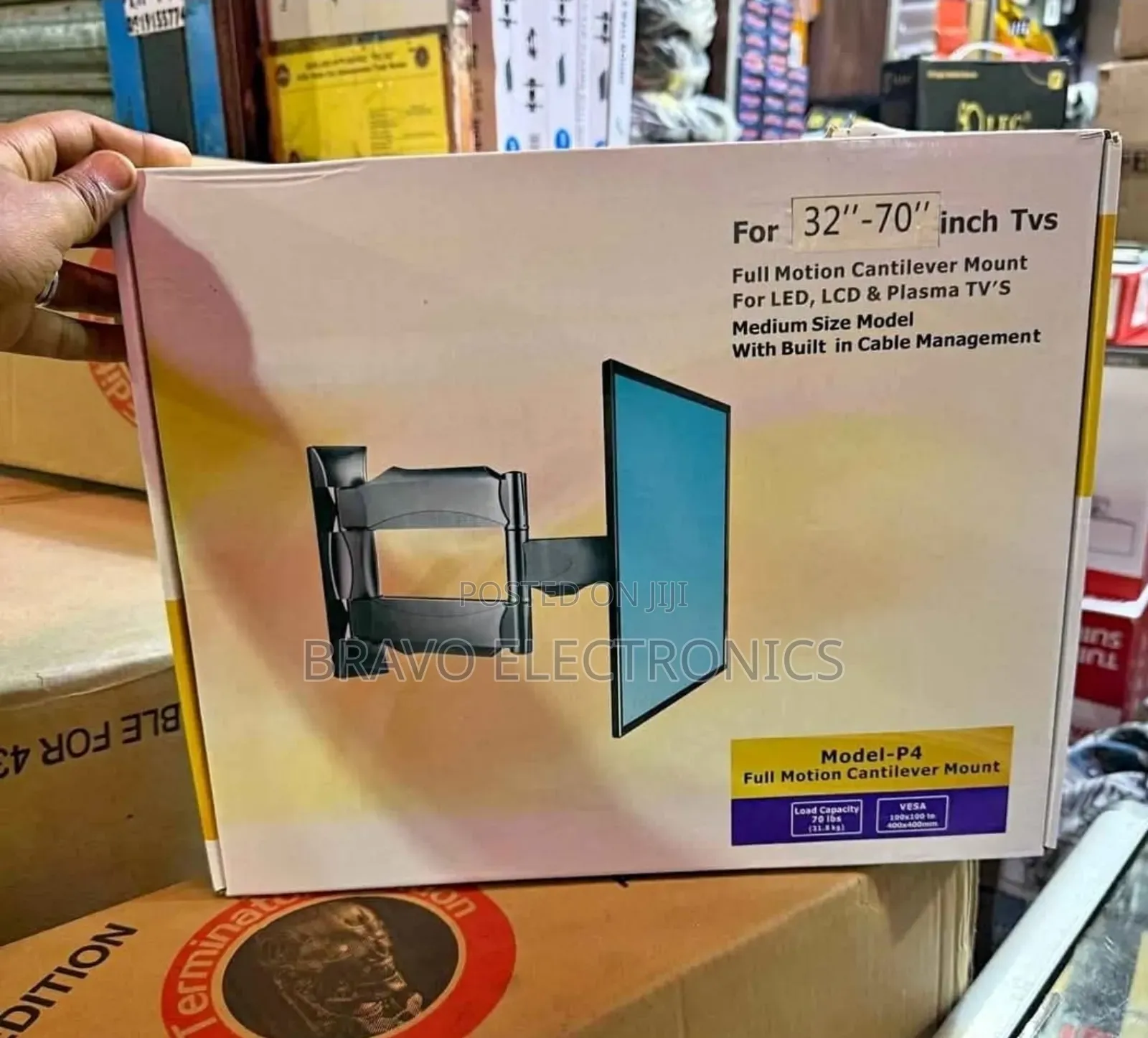 Full Motion Tv Wall Mount 32”–60” — Strong, Flexible !