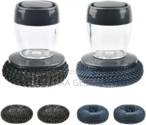 የእቃ ማጠቢያ ሽቦ - Bubblegrip Dish Wand - Liquid Soap Holder