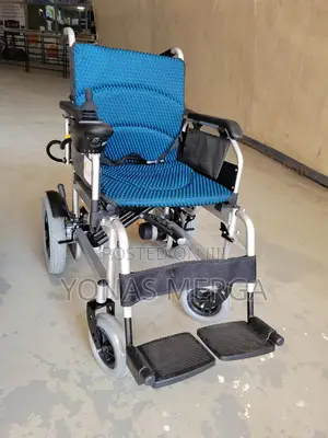 Photo - Motorized Wheelchair從蠟classic Electric Wheelchair泵፸motor and Battery