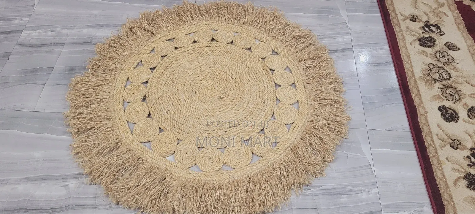 በቃጫ የተሰራ የቡና ምንጣፍ