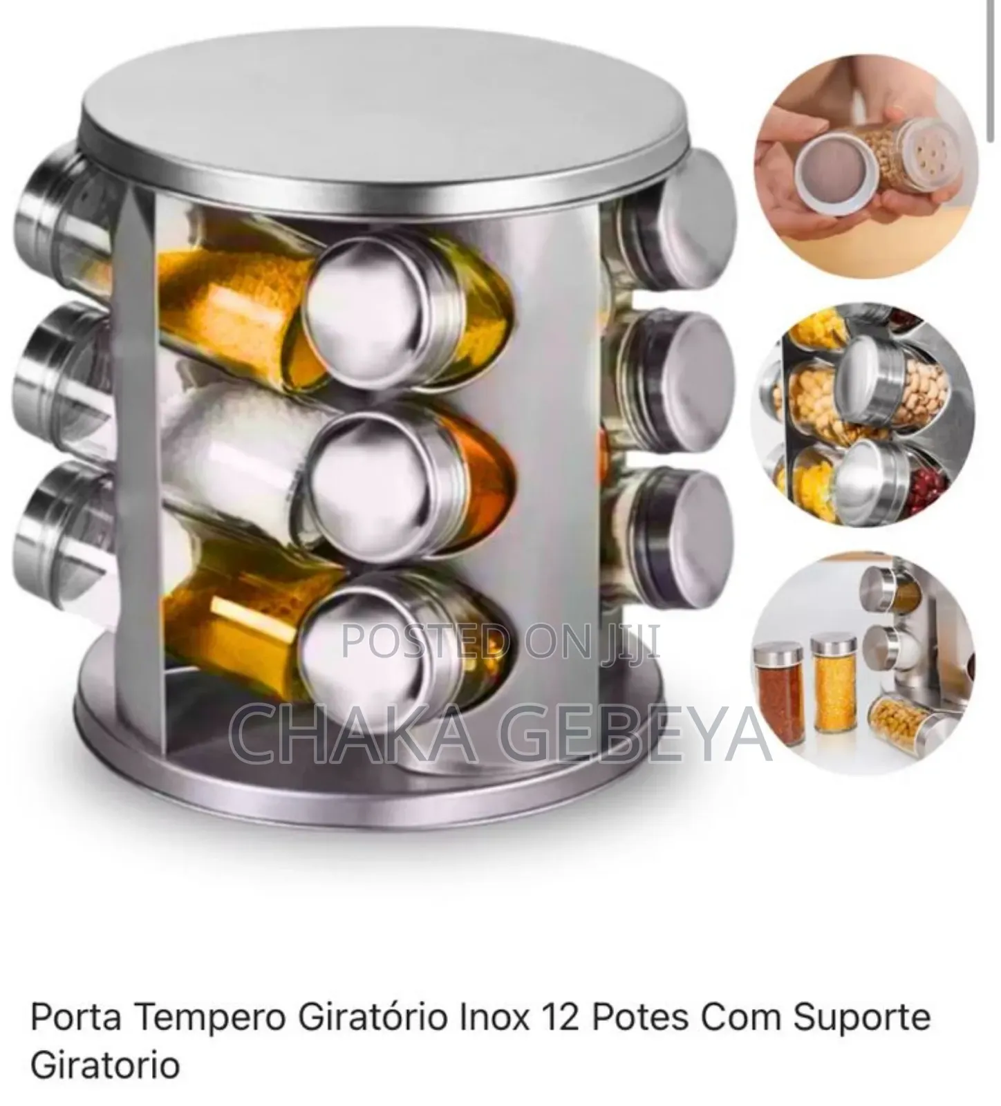 የቅመማቅመም ማስቀመጫ - Spice360 Organizer - 12 Compartments