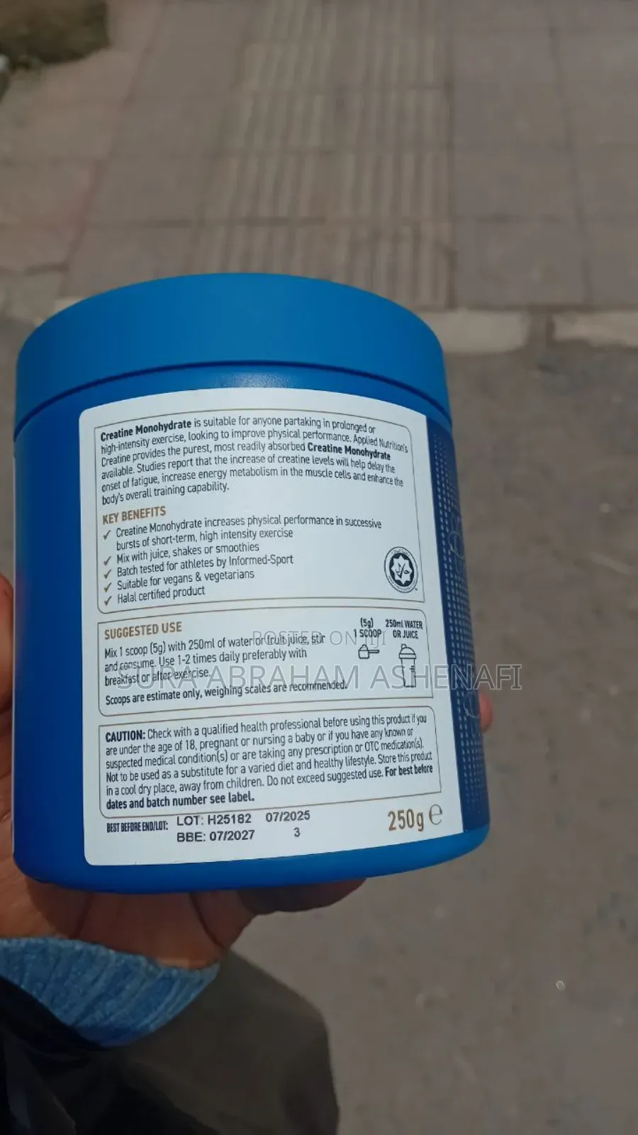 Applied Nutrition Creatine Monohydrate