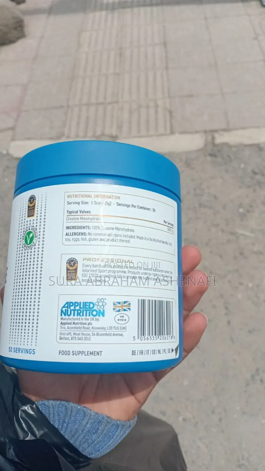 Applied Nutrition Creatine Monohydrate