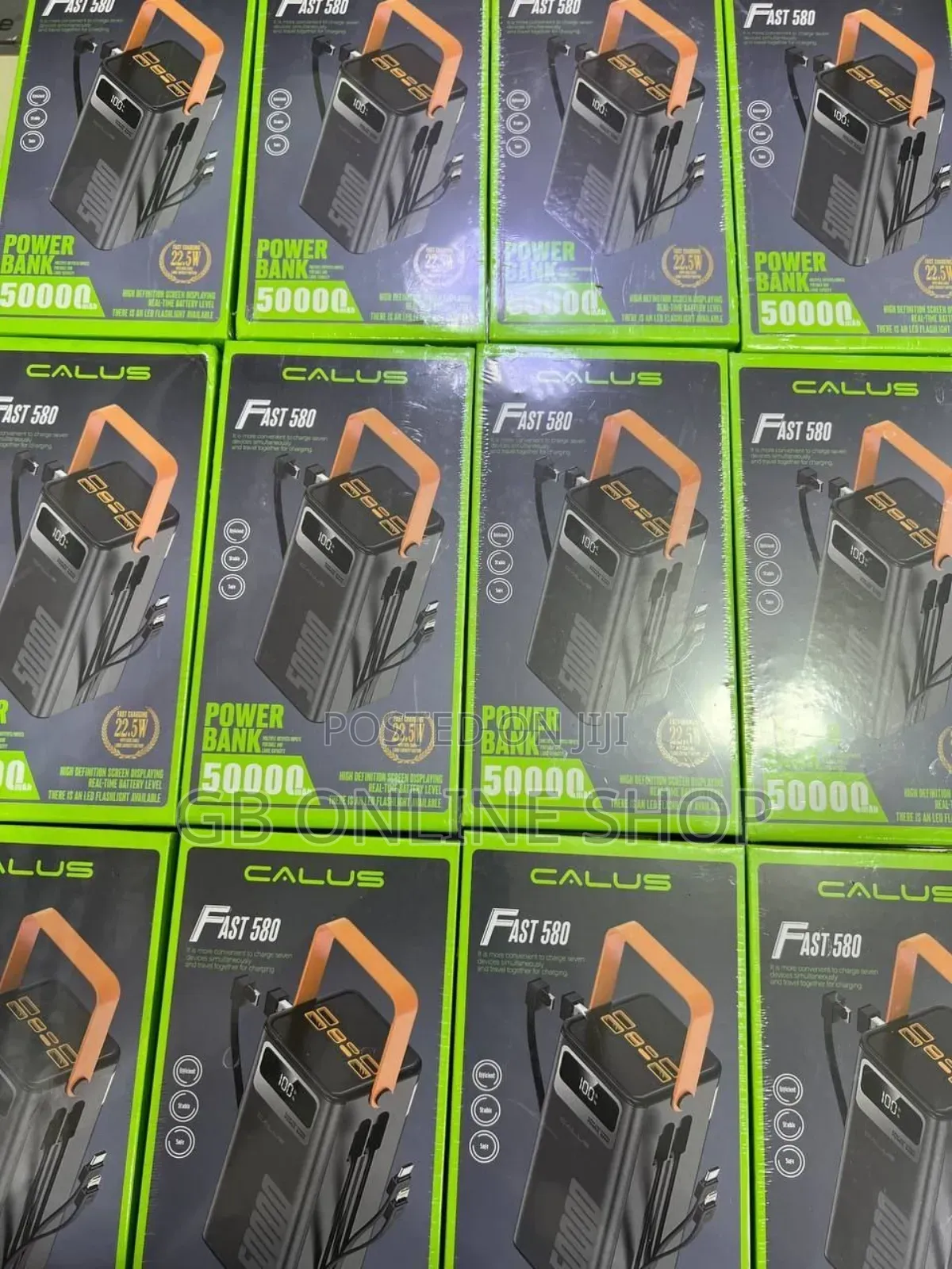 Calus Fast 580 Power Bank, a Portable Charger With a 50,000mah