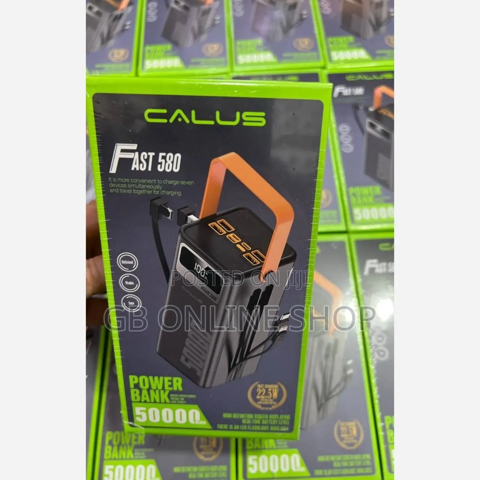 Calus Fast 580 Power Bank, a Portable Charger With a 50,000mah