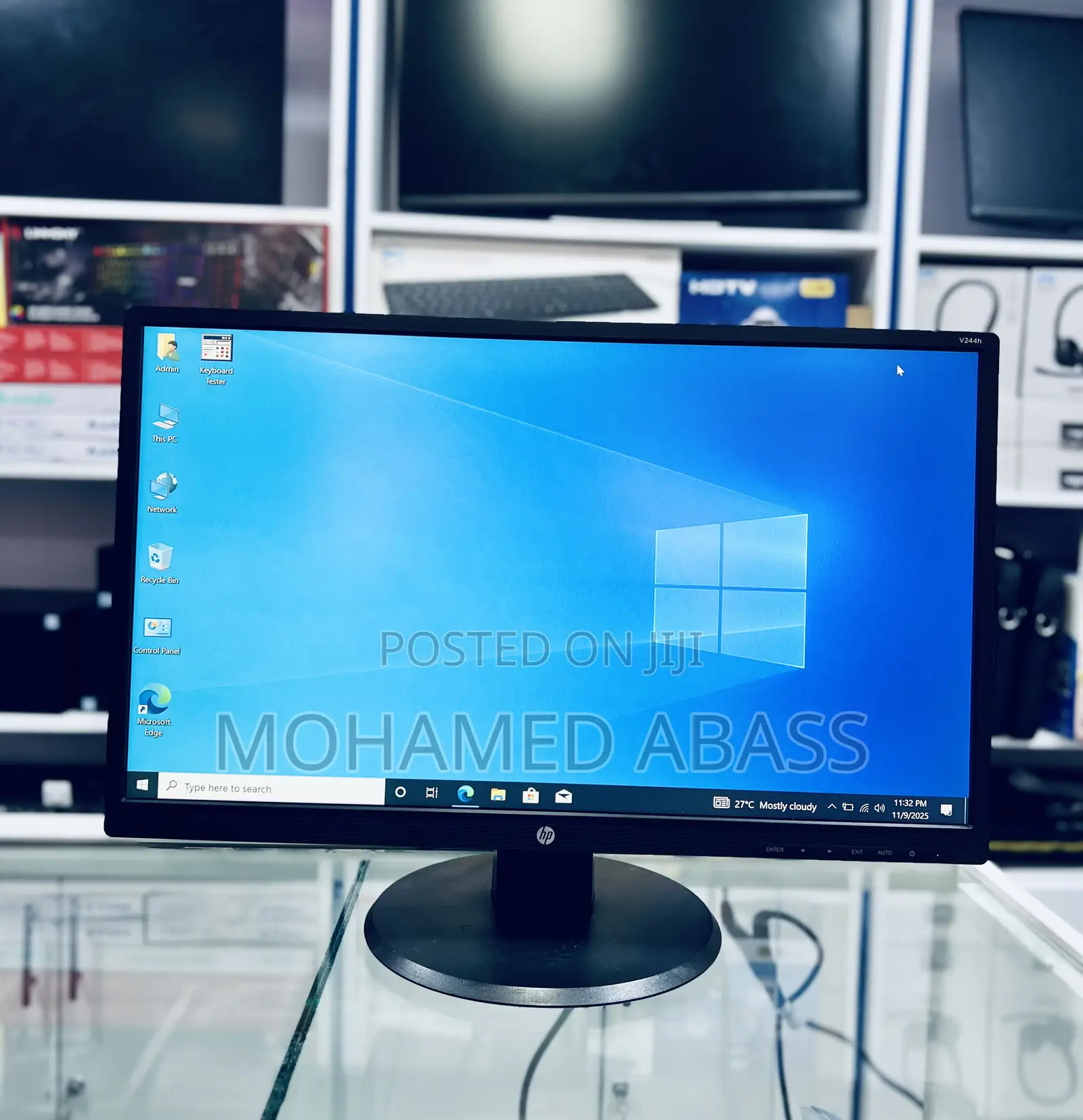 24inch Hp Framed Monitor