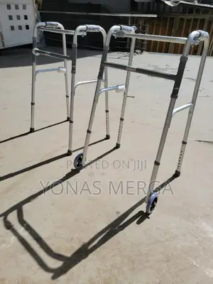 Photo - Foldable Walker您፺walker,1 Button Adjustable囓።Short,Average Tall People