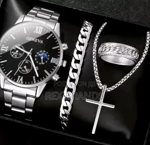 Photo - Watch , Bracelet Necklace ሰአት, ሀብል እና ብራስሌት