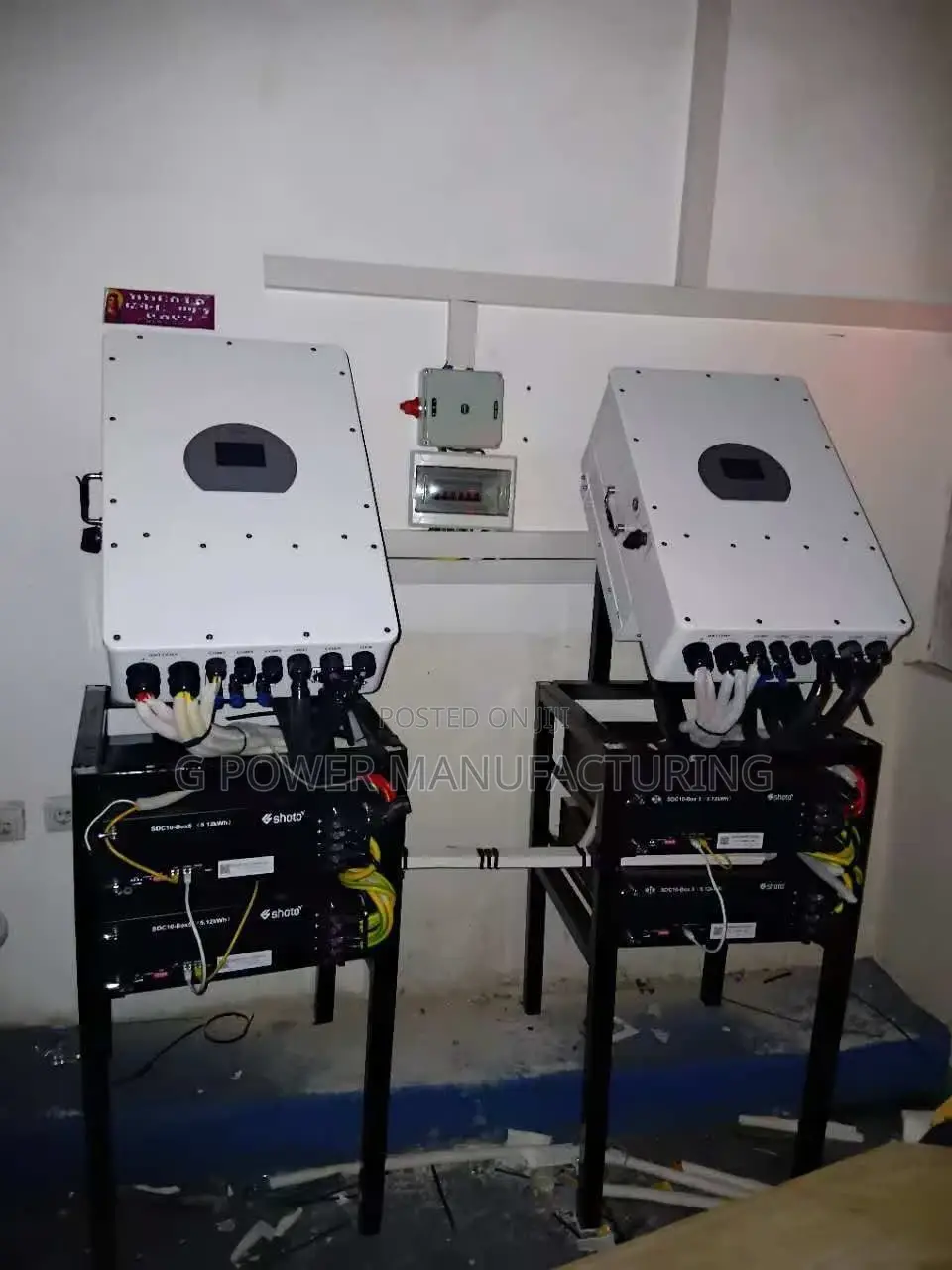 G Power 3phase 30kw Hybrid Inverter Battery