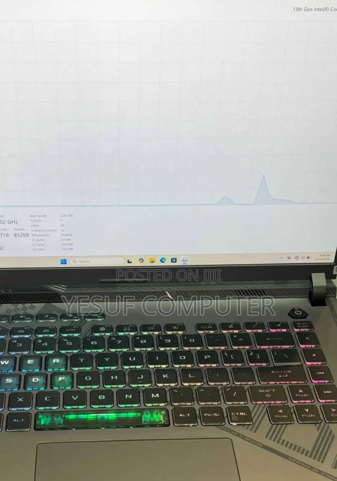 New Laptop Asus ROG Strix G16 G614 16GB Intel Core i9 SSD 1T