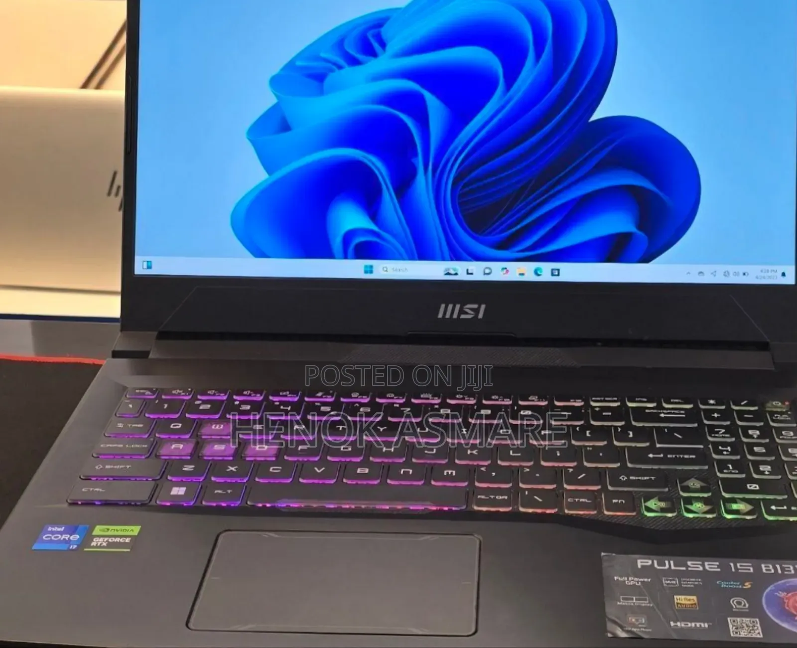 New Laptop MSI Pulse GL66 16GB Intel Core I7 SSD 1T