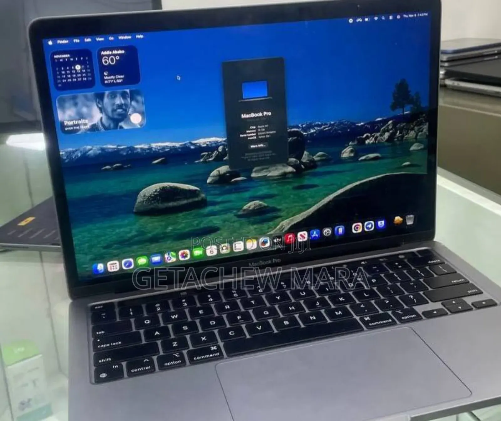 New Laptop Apple MacBook Pro M1 16GB Intel HDD 256GB