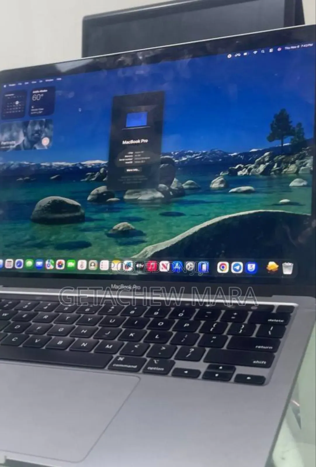 New Laptop Apple MacBook Pro M1 16GB Intel HDD 256GB