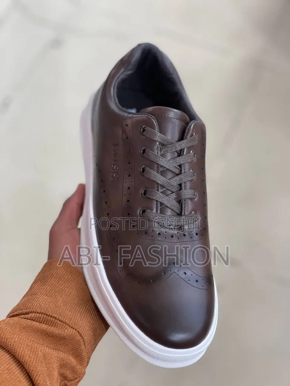 Boss Leather Mens Casual