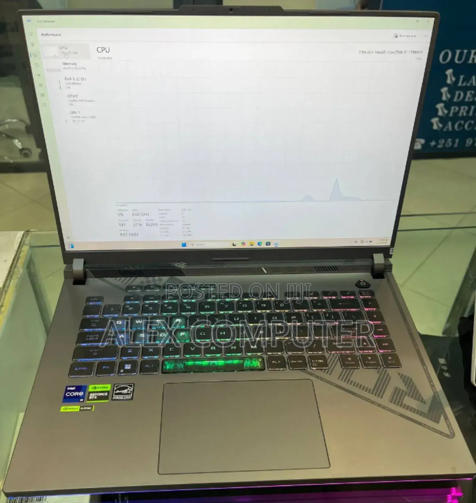 New Laptop Asus ROG Strix G16 G614 16GB Intel Core I9 SSD 1T