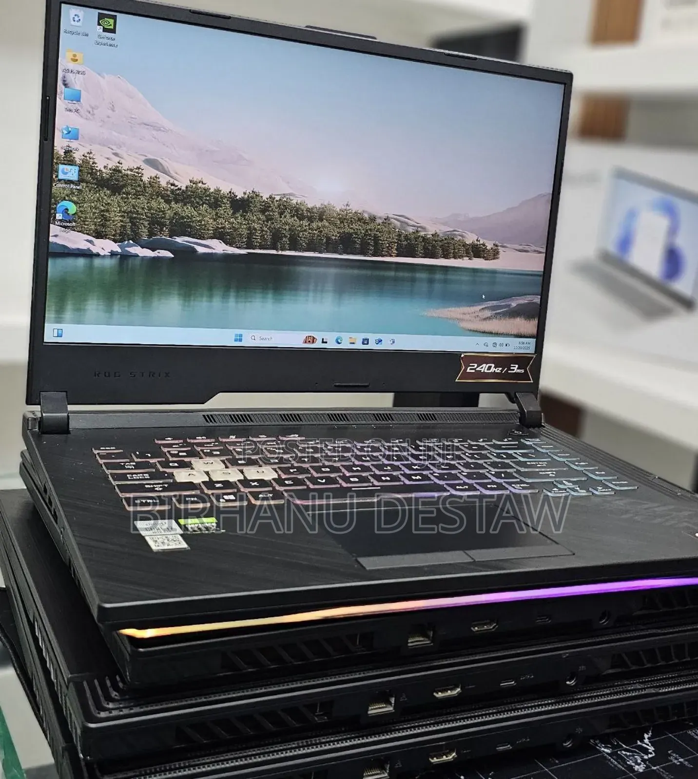 New Laptop Asus ROG Strix G15 16GB Intel Core I7 SSD 512GB