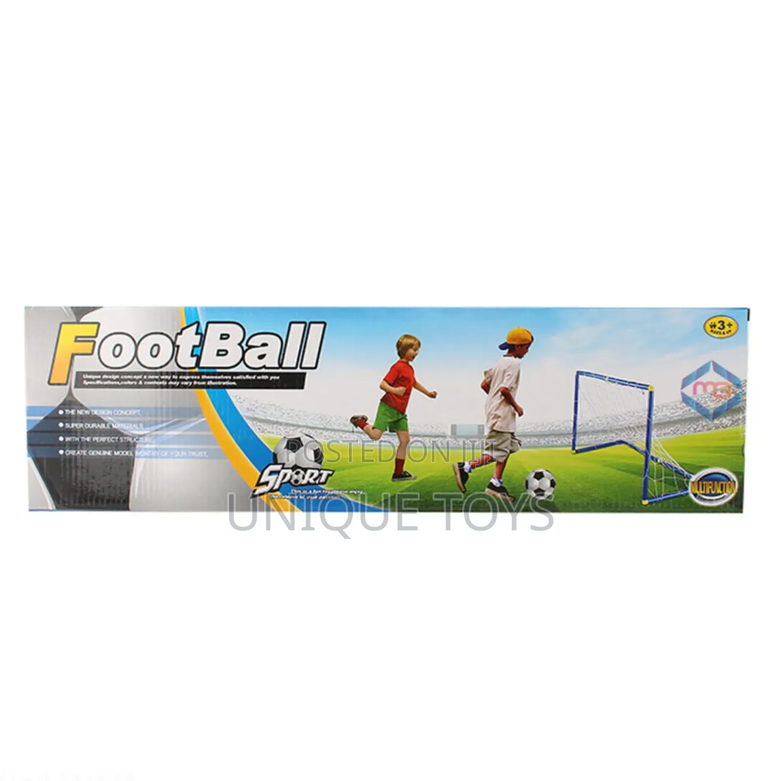 Soccer Goal Set With Ball Pump