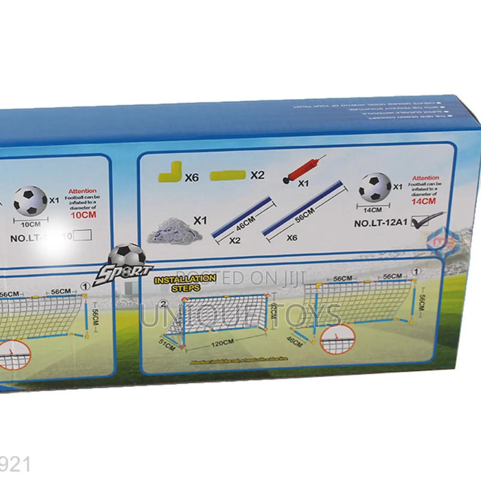 Soccer Goal Set With Ball Pump