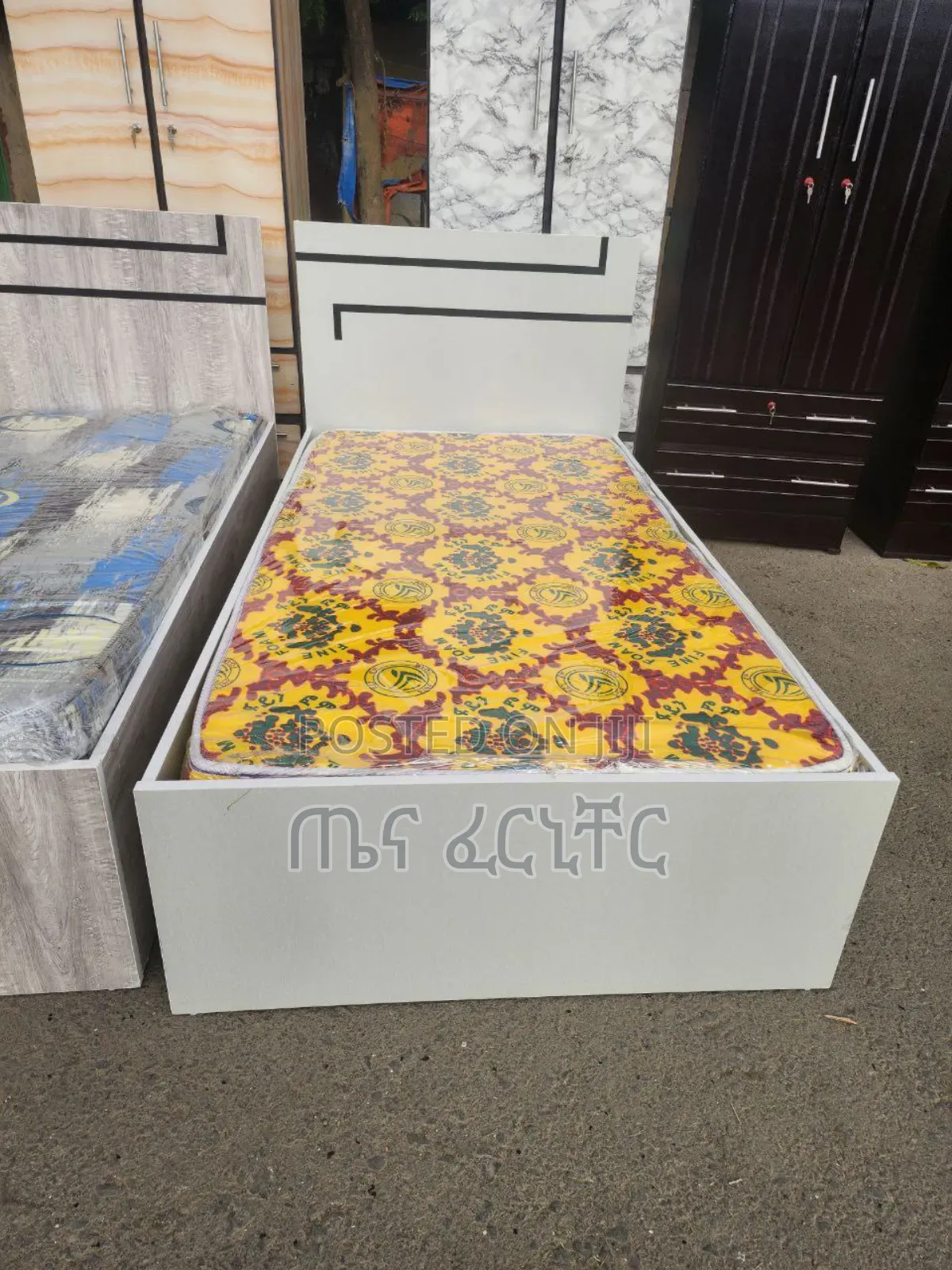 1.20 አልጋ 8500 ብቻ ከነፍራሹ 15000