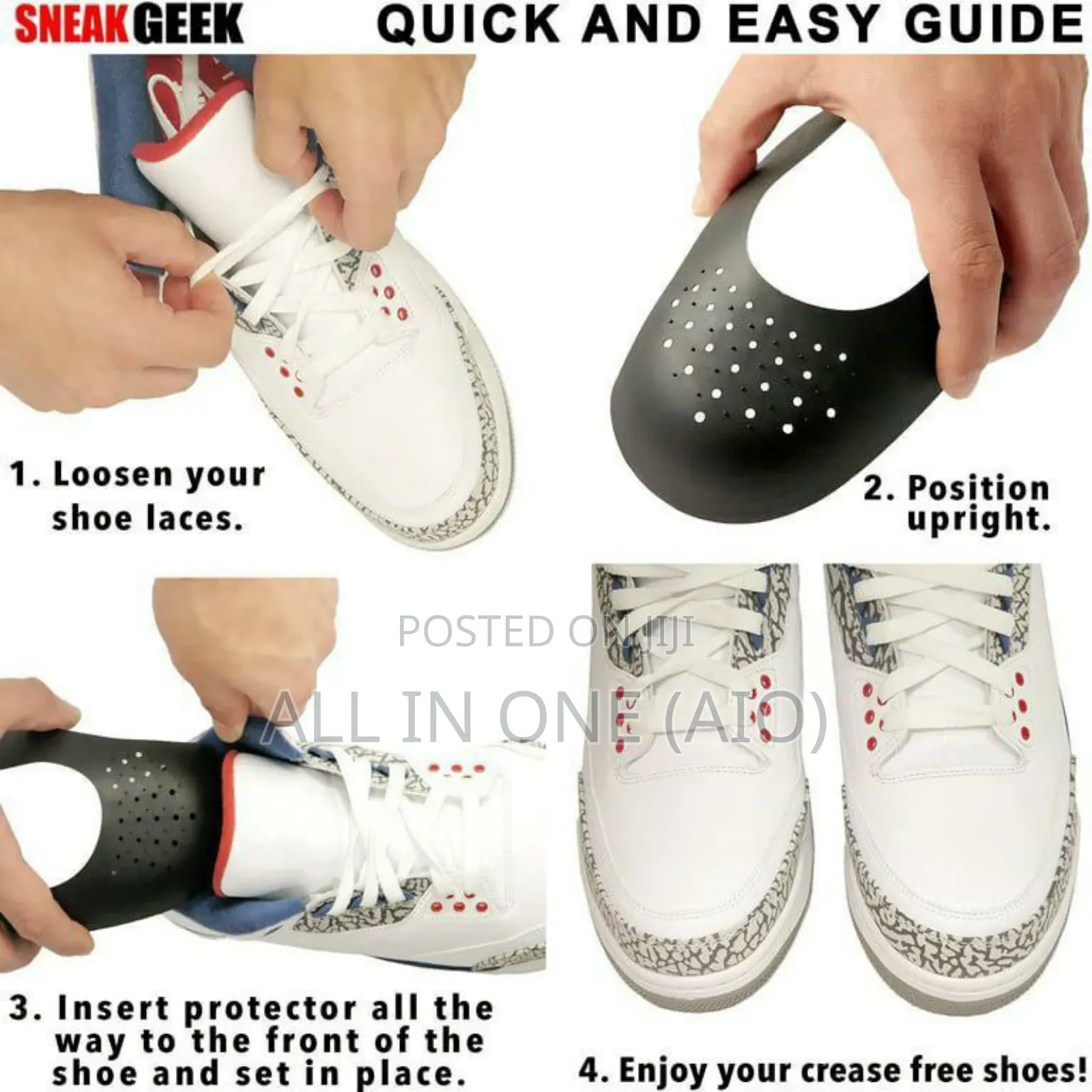 Shoe Crease Protectors ጫማ እንዳይታጠፍ የሚያደርግ