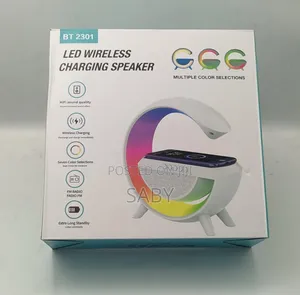 Photo - ዘርፈ ብዙ እቃ Led Wireless Charging Speaker With Bluetooth Speakers
