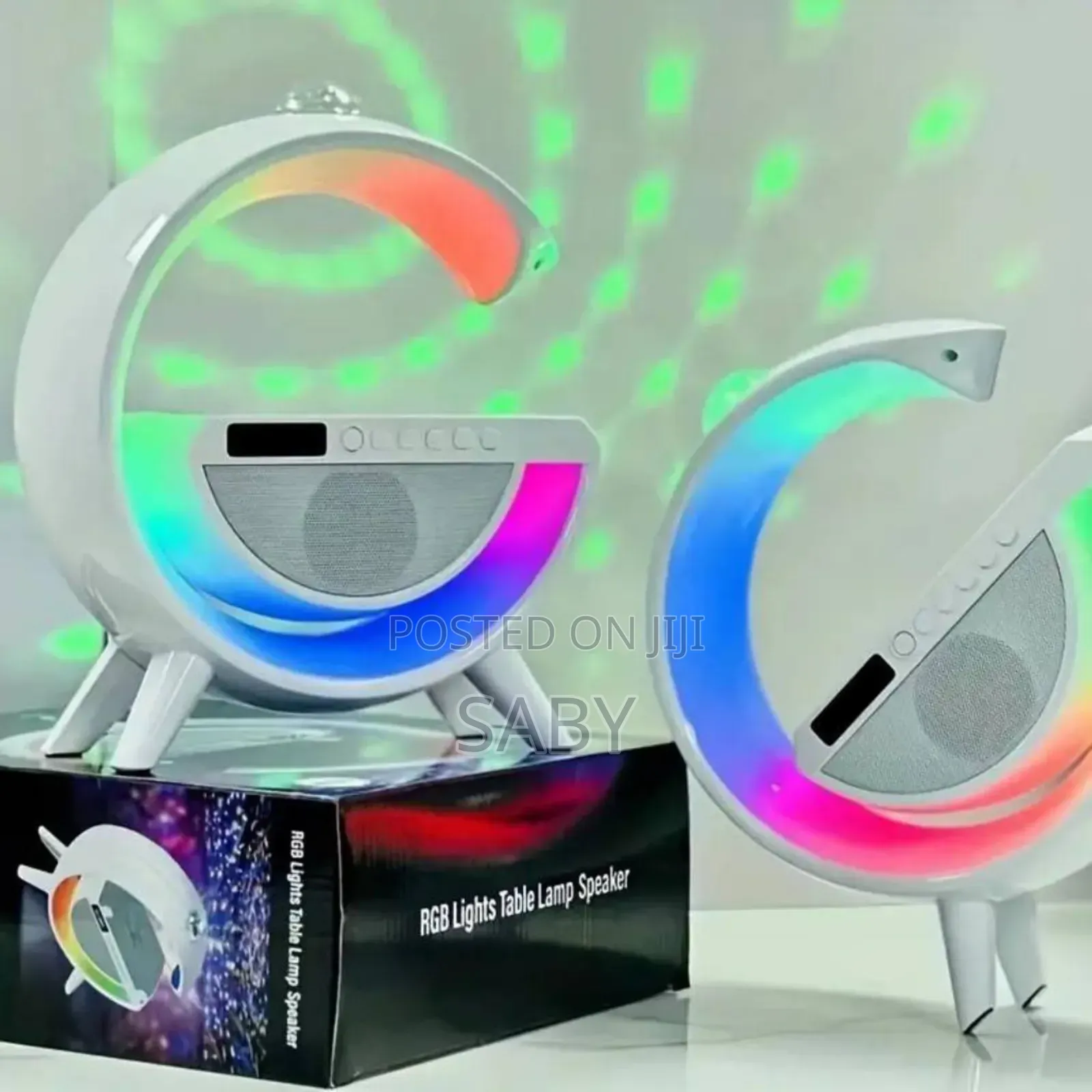 ዘርፈ ብዙ እቃ Led Wireless Charging Speaker With Bluetooth Speakers