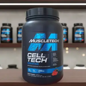Photo - Muscle Tech Cell Tech Creatine 1.36kg Fruit Punch Flavor