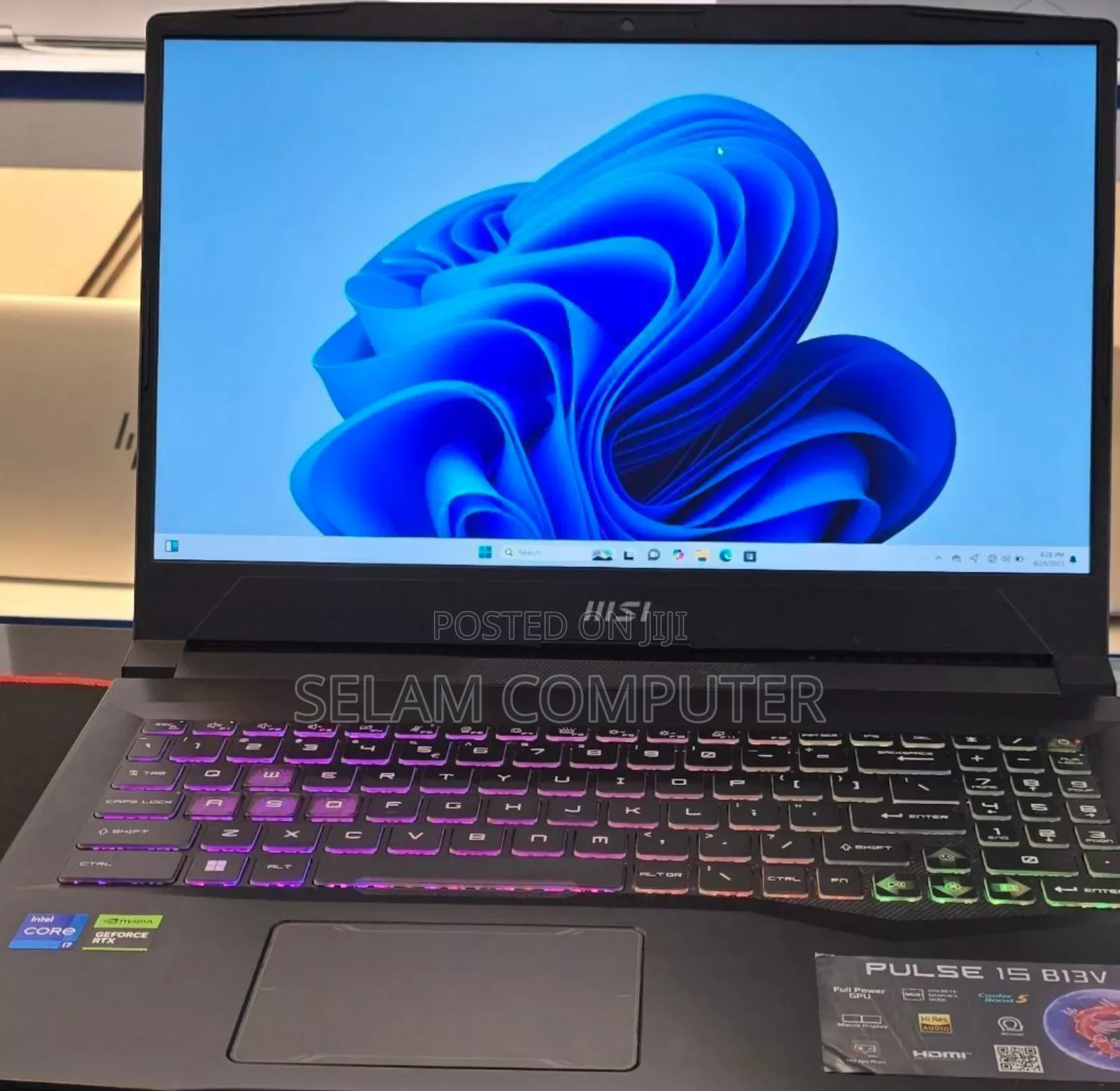 New Laptop MSI Pulse GL66 16GB Intel Core i7 SSD 1T