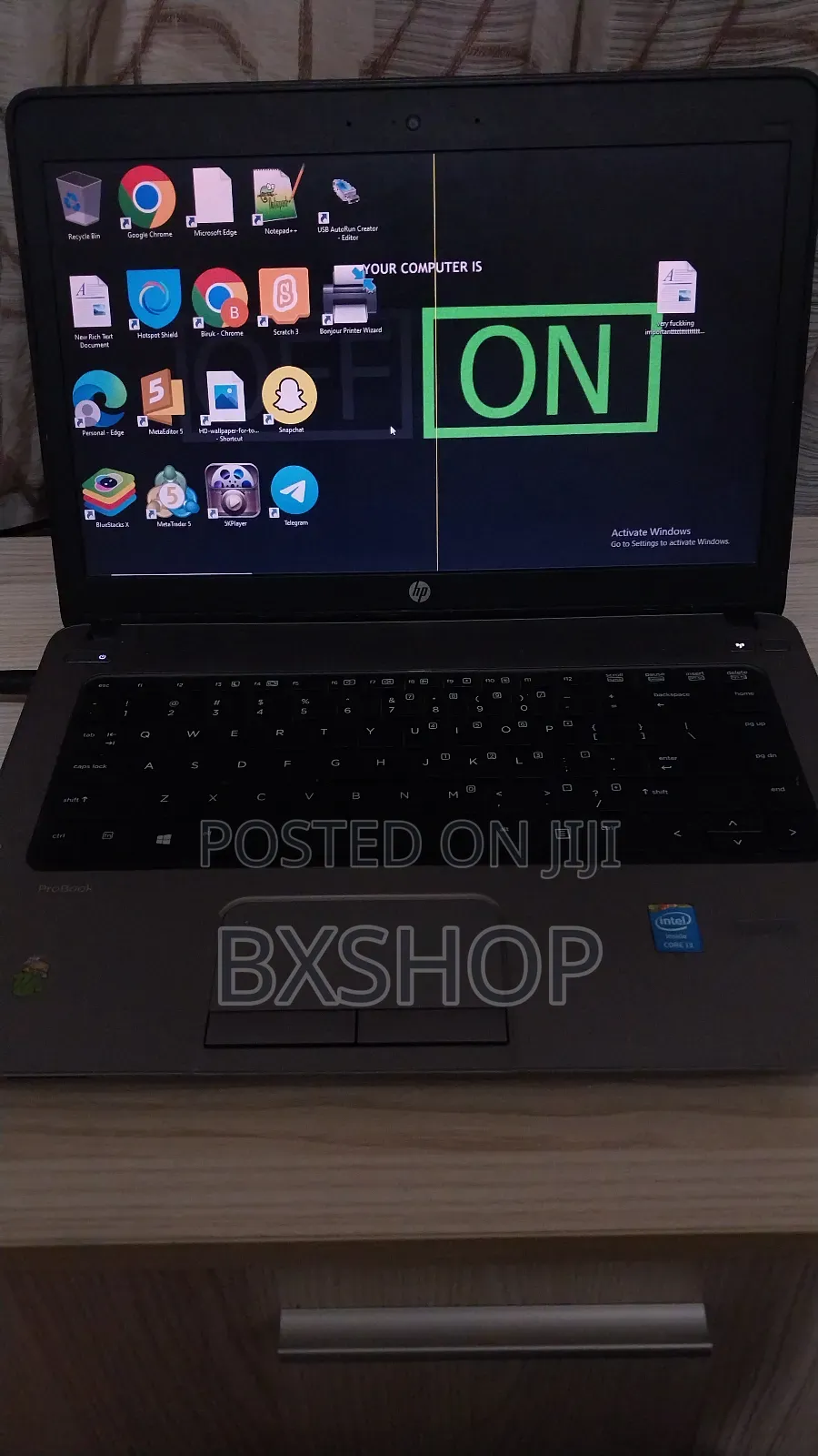 Laptop HP ProBook 440 G4 4GB Intel Core 3 SSD 512GB