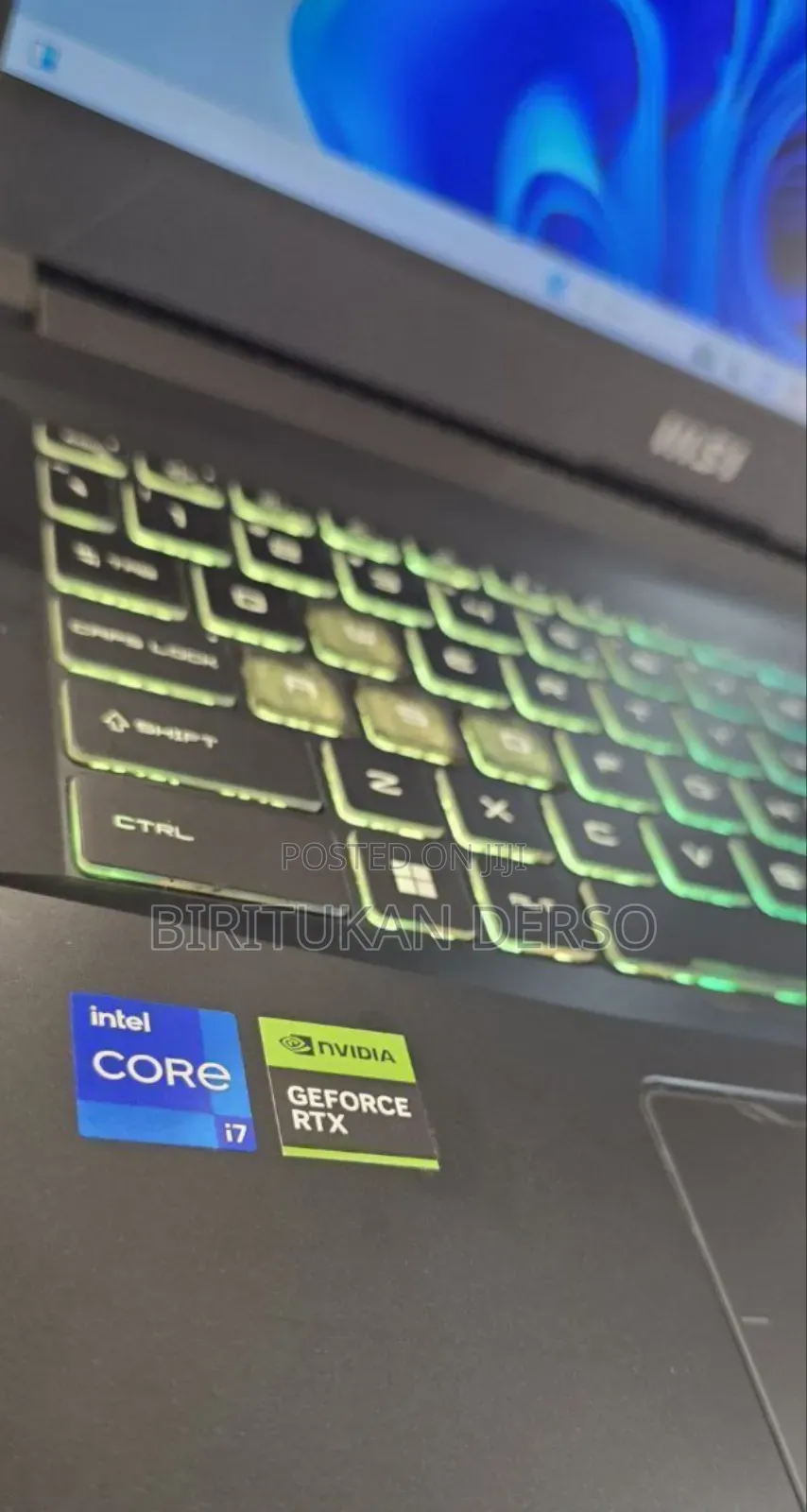 New Laptop MSI 16GB Intel Core I7 SSD 1T