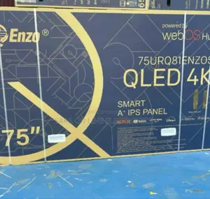 ◇Enzo 75" Qled Smart Tv ◇New Model ◇ 10year Warranty Free Delivery