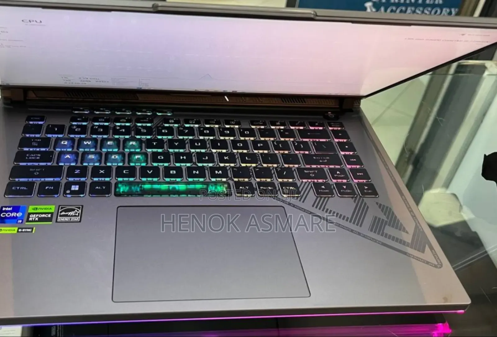 New Laptop Asus ROG Strix G15 16GB Intel Core I9 SSD 1T