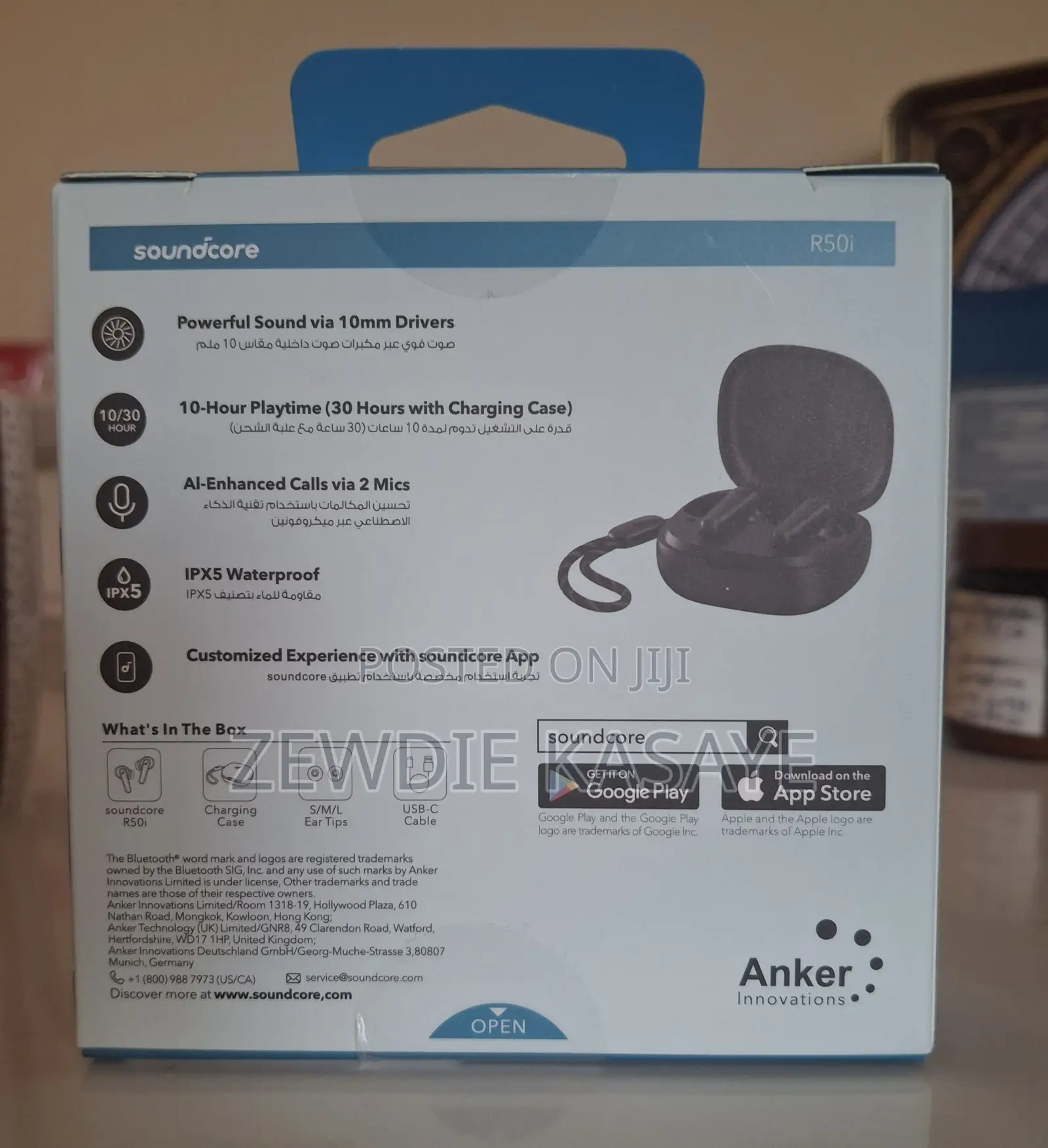 Soundcore Anker R50i Black True Wireless Earbuds