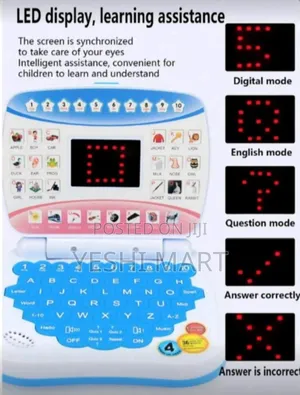 Photo - Children's Education Tablet With Small Size, Educational Games Desig