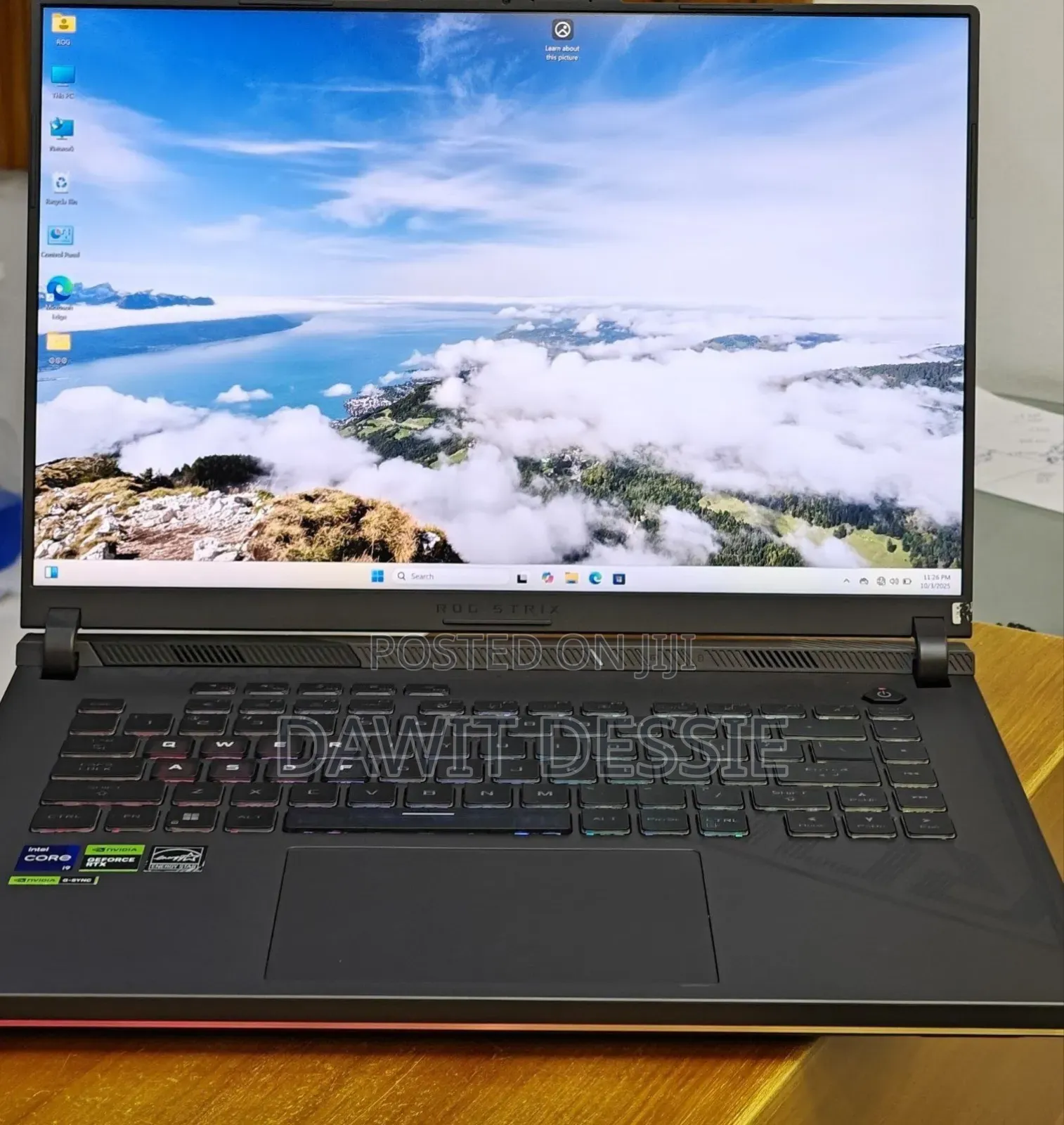 New Laptop Asus 16GB Intel Core I9 SSD 1T