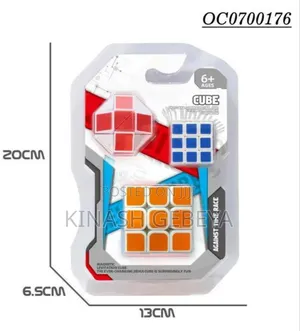 3in1 Stress Relief Plastic Cube Game