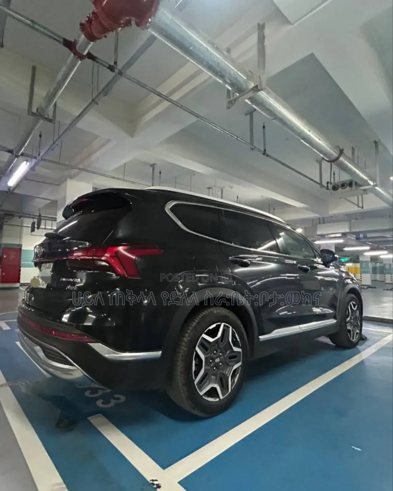 Hyundai Santa Fe HEV 2023 Matt Black