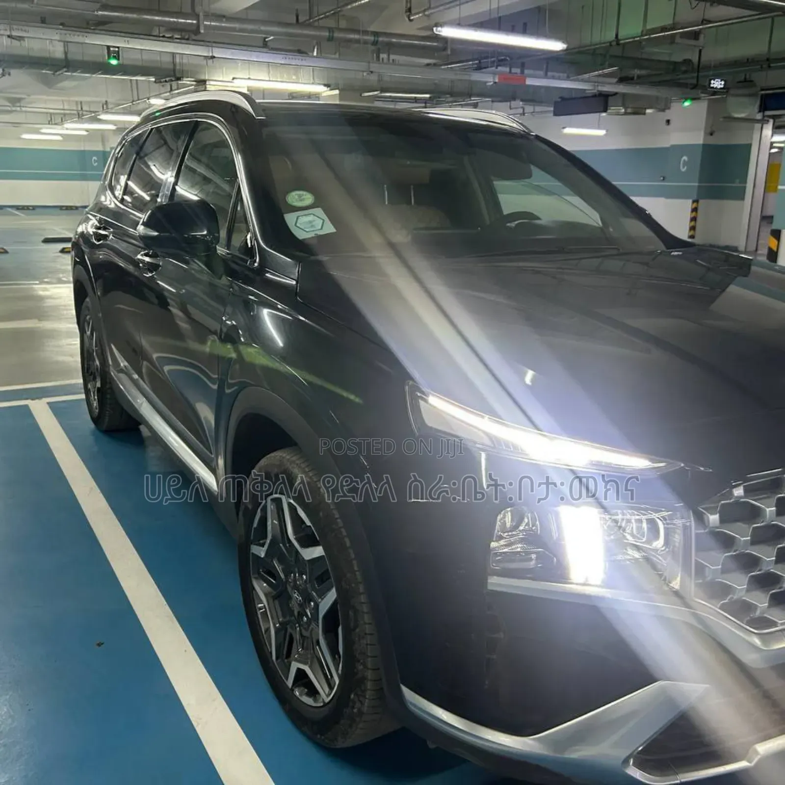 Hyundai Santa Fe HEV 2023 Matt Black