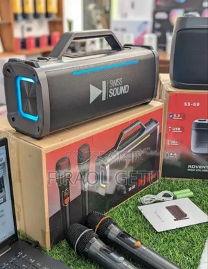Swiss Sound Ss-68 Boombox Karaoke Speaker