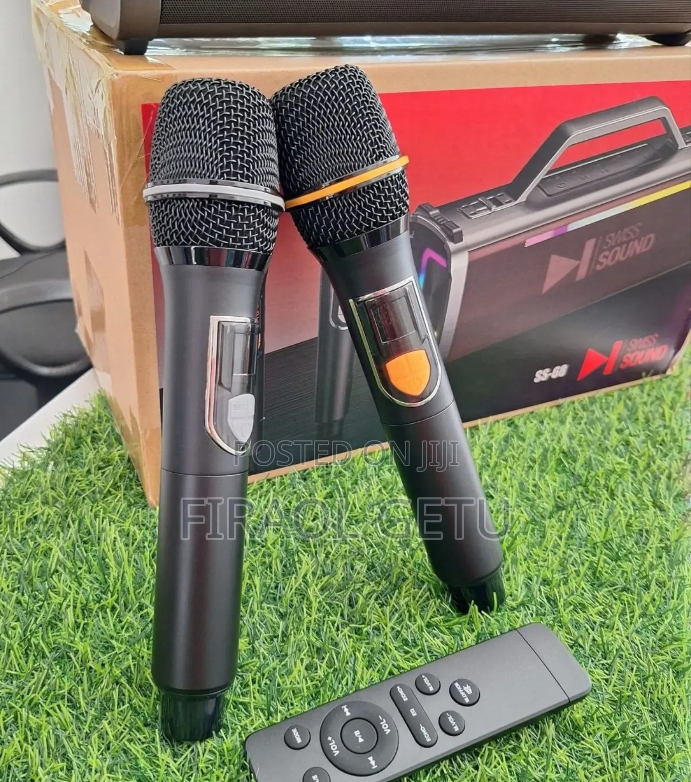 Swiss Sound Ss-68 Boombox Karaoke Speaker