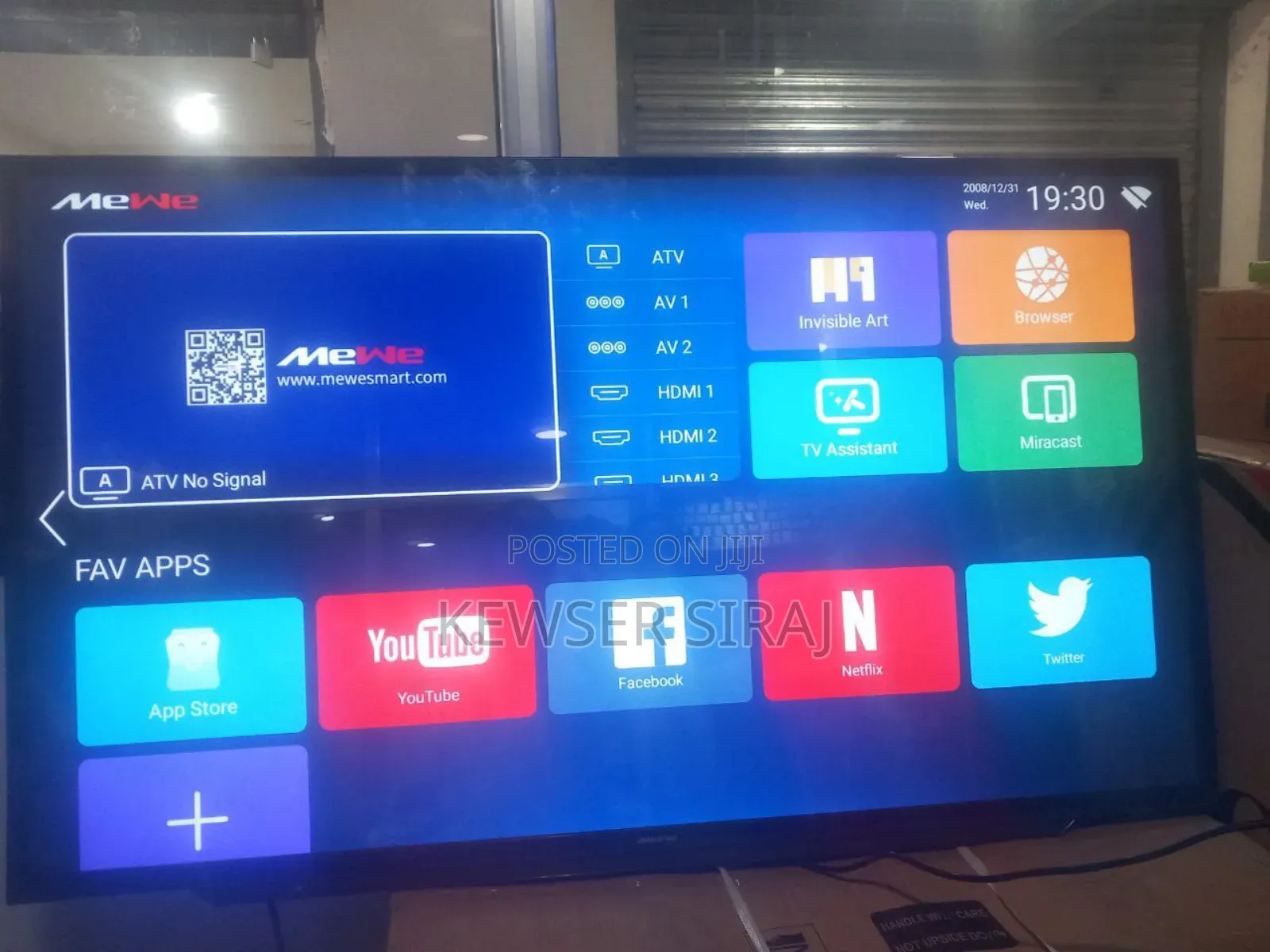 K Elec 43inch Tv Smart Android Sigil Screen