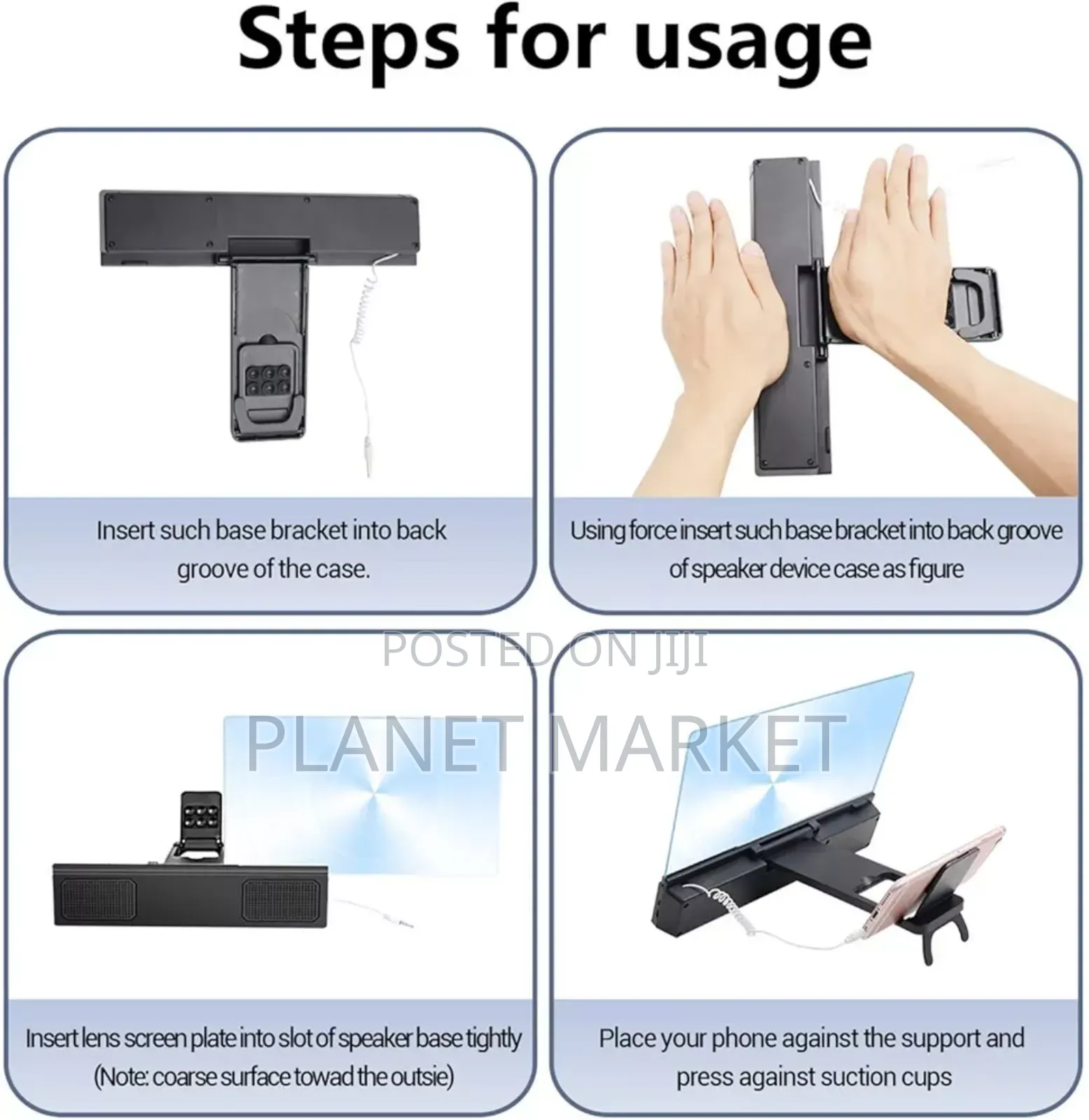 12 Inch Audio Mobile Screen Amplifer