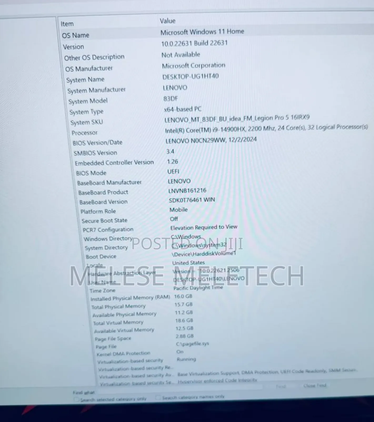 New Laptop Lenovo Legion 5 16GB Intel Core I9 SSD 1T