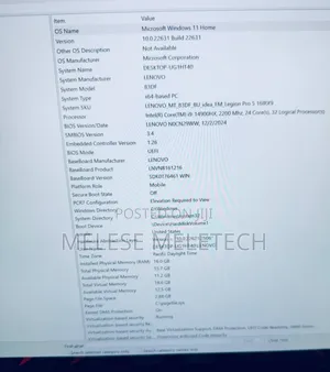 New Laptop Lenovo Legion 5 16GB Intel Core I9 SSD 1T