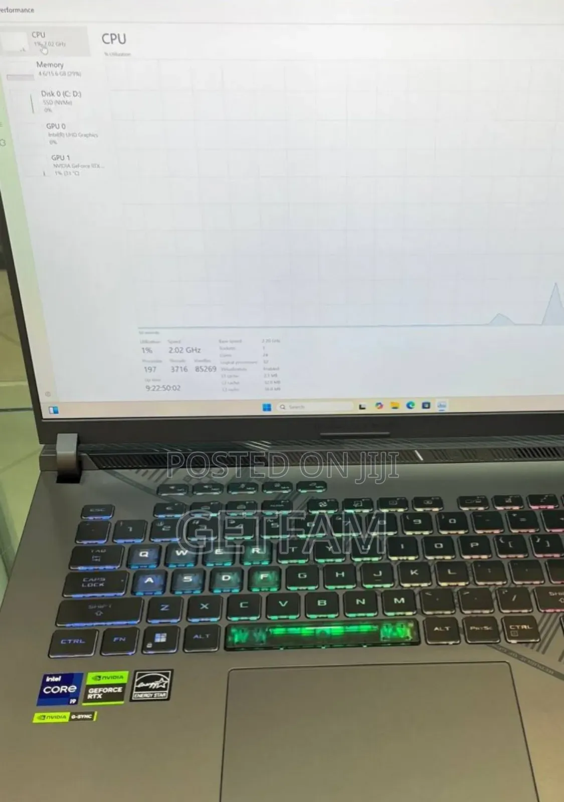 New Laptop Asus ROG Strix G16 G614 16GB Intel Core I9 SSD 1T