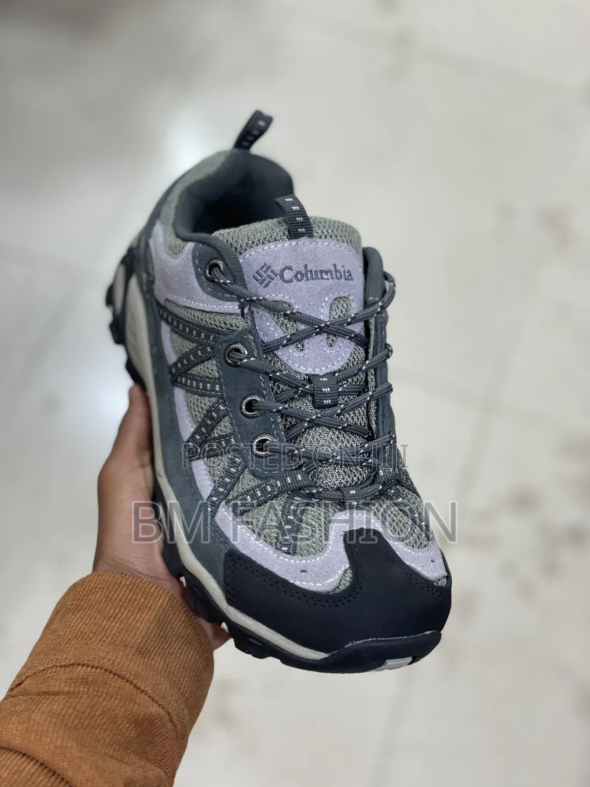 Columbia Hiking Shoes in a Grey and Black Colorway
