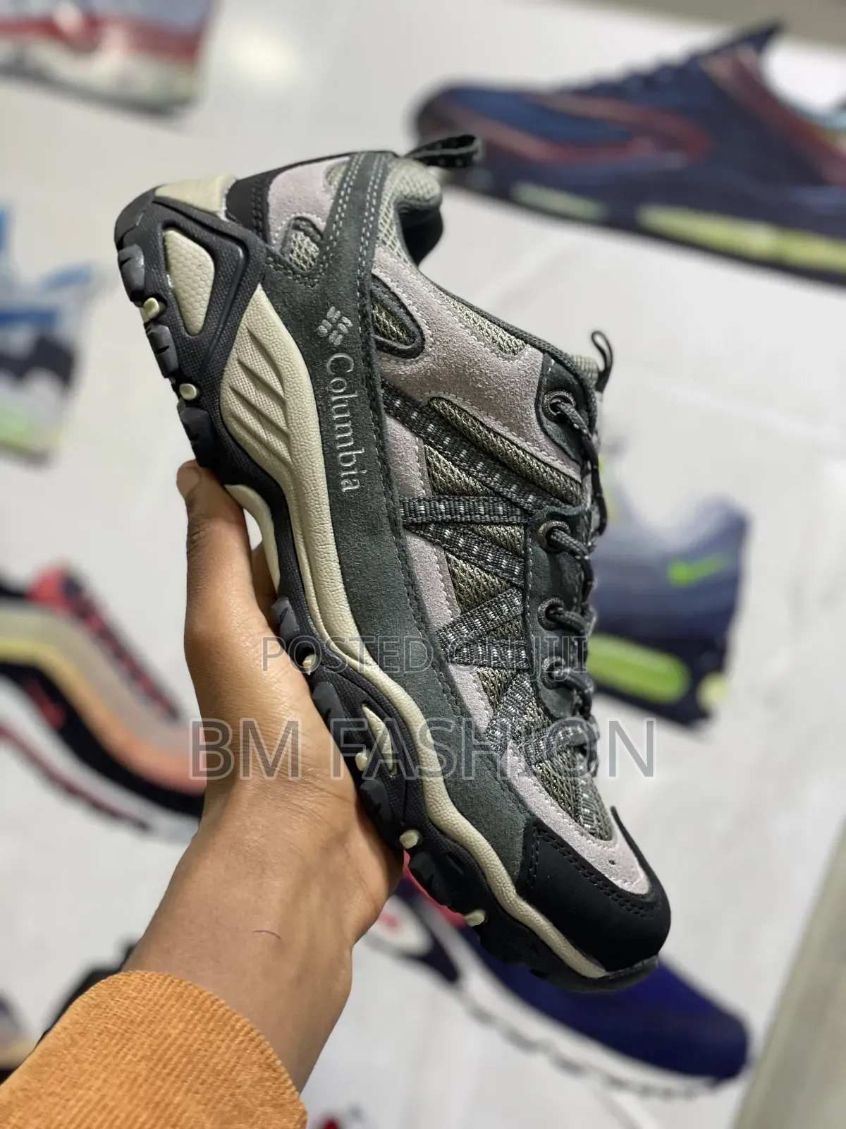 Columbia Hiking Shoes in Grey and Beige Tones