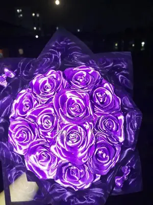 Photo - Ribbon/Artificial Flower Bouquet