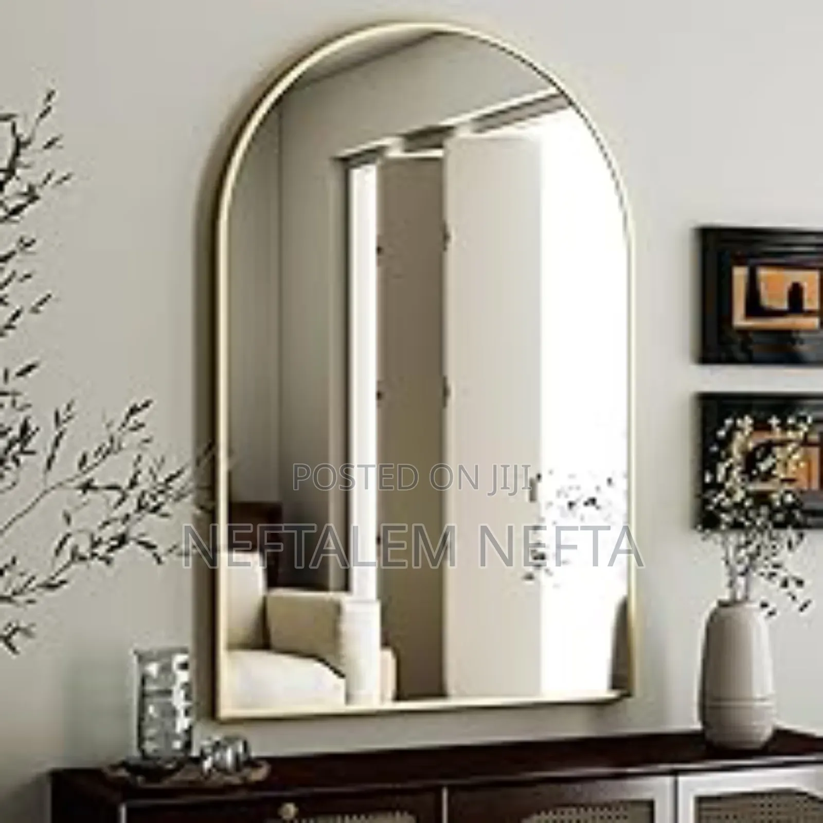 Arched Dressing Table Mirror