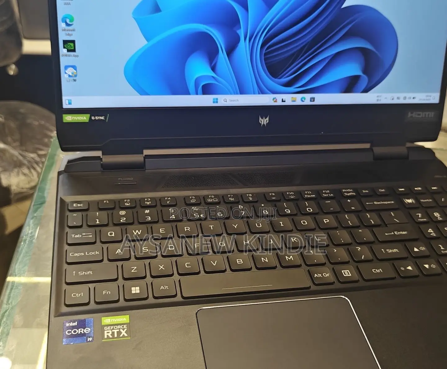 New Laptop Acer Predator 15 16GB Intel Core I9 SSD 1T